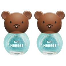 엔비베베 아동용 매니큐어, 블링하늘, 2개