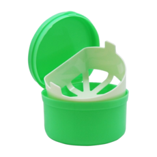雙層上下掀蓋浸泡盒一個 浸泡時需靜置, 1入, 綠