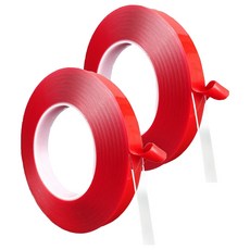 透明壓克力泡棉雙面膠帶 1.5cm x 10m x T 0.8mm, 2個