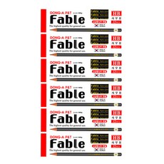DONG-A Fable 鉛筆 12入, HB, 6入