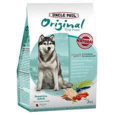 UNCLE PAUL 保羅叔叔 成犬 乾飼料, 消化道健康, 3kg, 1袋