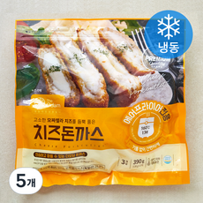 더오담 치즈 돈까스 (냉동), 390g, 5개