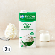 이노바 휘핑크림 35%, 3개, 1L