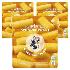 Daeyujaem 即食玫瑰辣炒年糕, 240g, 3包