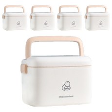 雙手公司馬卡龍藥盒 白色, 5個