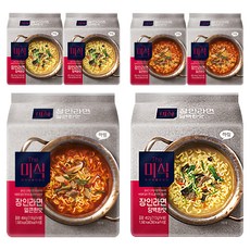 더미식 장인라면 얼큰한맛 4개 + 담백한맛 4개 116g, 3세트