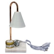 Elemoda 融蠟燈 金屬 + 大理石材質 AC 110V, 北歐大理石 白色 + 金色