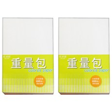 CLEAN 克林 紙博館 粉彩紙重量包 A5 100張, 2包