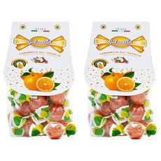 義大利柳橙風味糖, 200g, 2袋
