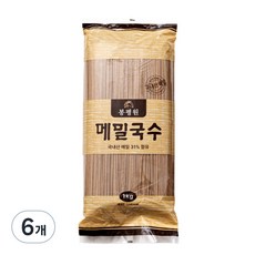 봉평원 메밀국수, 1kg, 6개