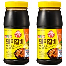 OTTOGI 不倒翁 大容量排骨調味醬, 840g, 2罐