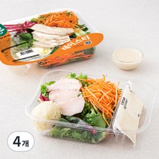스윗밸런스 시저 닭가슴살 심플 샐러드, 165g, 4개