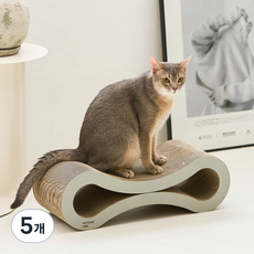 펫톤 고양이 암리스트 소파 스크래쳐, 웜그레이, 5개