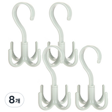 360도 회전식 다용도걸이, 그린, 8개