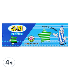 地球化學 超級彩色鉛筆 單色 淺綠色 12入, 4個, 1色