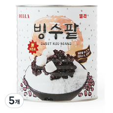 델라 빙수 팥, 5개, 3kg
