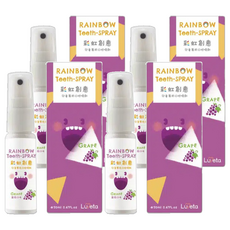 Luveta 樂唯他 彩虹創意 兒童專用口腔噴霧 (葡萄口味) 20ml, 4瓶