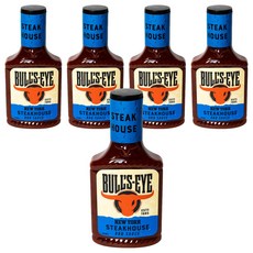 Bullseye 紐約牛排館燒烤醬, 360g, 5個