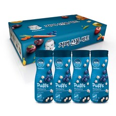 거버 퍼프 과자, 블루베리, 42g, 4개