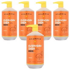 알라피아 에브리데이 시어 바디워시, 950ml, 5개