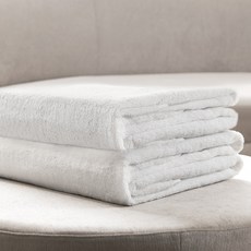 하비티 40수 바스타월 475g, 화이트, 2개