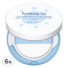 편강율 키즈 앤 베이비 모이스처 선쿠션 SPF50+ PA++++, 15g, 6개