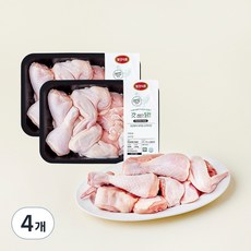 무항생제 인증 갓잡은 닭 볶음탕용 (냉장), 900g, 4개