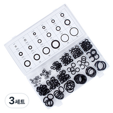 고무 오링 18종 + 공구함 세트, 3세트