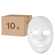 派對秀 SHOW 高級面具, 10個, 白色