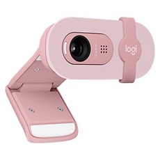 logitech 羅技 Brio 100 網路攝影機 VU0072, 玫瑰粉