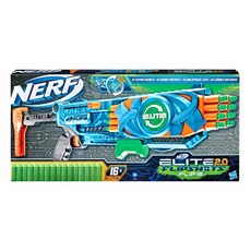 Hasbro 孩之寶 NERF 樂活打擊 菁英系列 急速翻轉16射擊器 800g, F2552, 1組