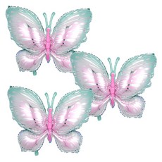 타이탄 프리미엄 파티 풍선, 얼음나비, 3개