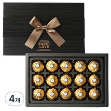 페레로로쉐 초콜릿 선물세트 T15, 187.5g, 4개