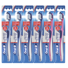 Oral-B 歐樂B CrossAction 全方位7效清潔牙刷, 1個, 6入