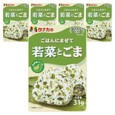 타나카푸드 야채 참깨 후리가케, 31g, 5개