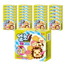 HAITAI 海太 動物造型系列DIY巧克力風味餅乾, 單品, 24盒