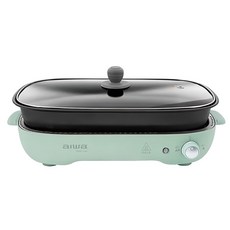 aiwa 愛華 電烤盤 4公升 分離式多功能 耐高溫食品級不沾塗層, AI-DKL02G