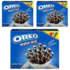 OREO 奧利奧捲心酥 香草口味 奶油鬆脆, 162g, 3盒