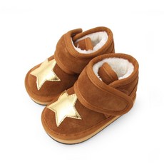 Bimbo Bimba 孩童星星圖案麂皮內刷毛踝靴