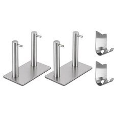 MEO不鏽鋼吹風機支架+電線架, 單色, 2個