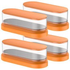 超聲波眼鏡/飾品清洗機 進階款,4個,橘色