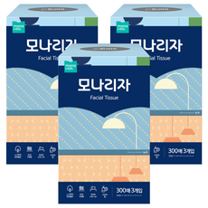 mona LISa. 美容面紙 2層, 300張, 9個