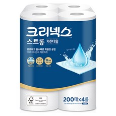 Kleenex 強韌廚房紙巾, 200張, 4捲