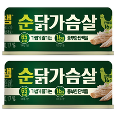 리챔 순 닭가슴살 통조림 135g 2개