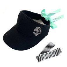 MONSTERG 女性用經典水晶遮陽高爾夫球帽 MC21BV-14