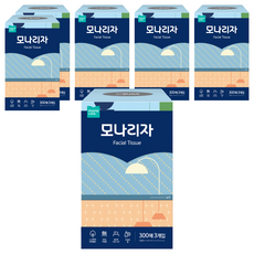 mona LISa. 美容面紙 2層, 300張, 18個