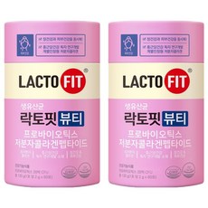 Chong Kun Dang 鍾根堂 LACTO-FIT 益生菌隨身包 Beauty版 60條入, 120g, 2罐