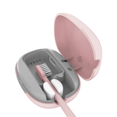 부이 UV LED 휴대용 무선 칫솔살균기, B4TS-10C, SANDPINK