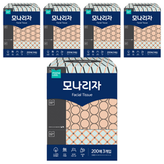 mona LISa. 天然紙漿面紙 2層, 200張, 15個