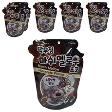 夾心棉花糖 巧克力口味, 6包, 90g